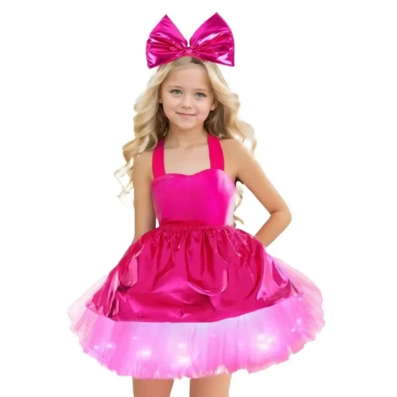 

Princess Dress Cosplay Dance Costume Cute Colorful Dresses School Stage Performance Girls New Year Clothes Holiday Party