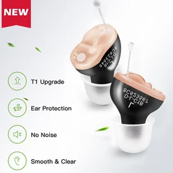 Invisible Hearing Aid CIC Hearing Aids Sound Amplifier Mini Wireless Portable Hearing Device For Deafness Adjustable audifonos