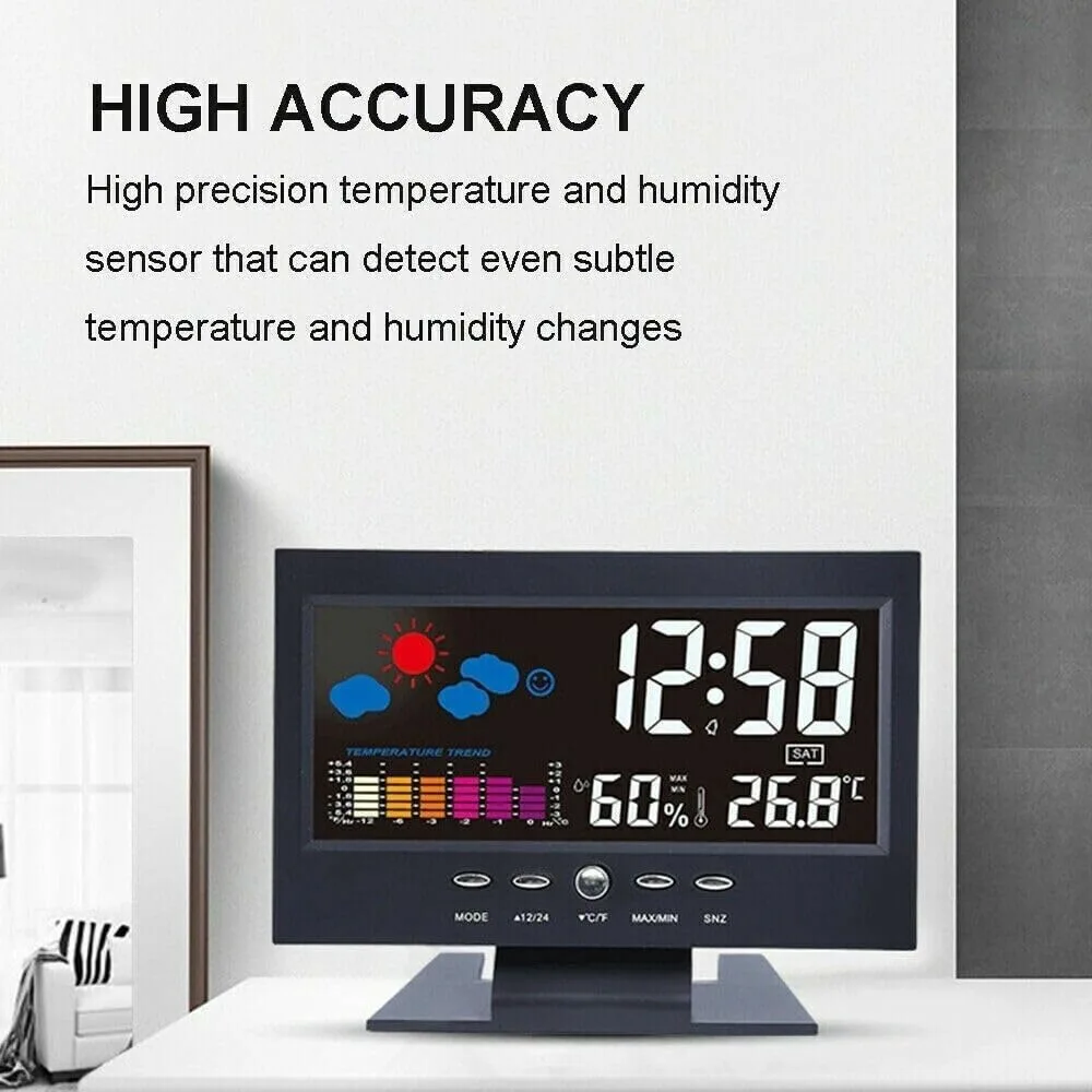 New Digital Home Indoor Temperature Humidity Meter LCD Digital Thermometer Hygrometer Sensor Gauge Weather Station