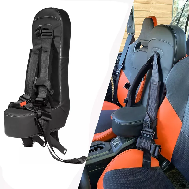 Rear Bump Seat with 4-Point Harness Jump Seat for Honda Talon 4 Seater 2019-2023 | Safe, Comfortable, Provides Better Vision