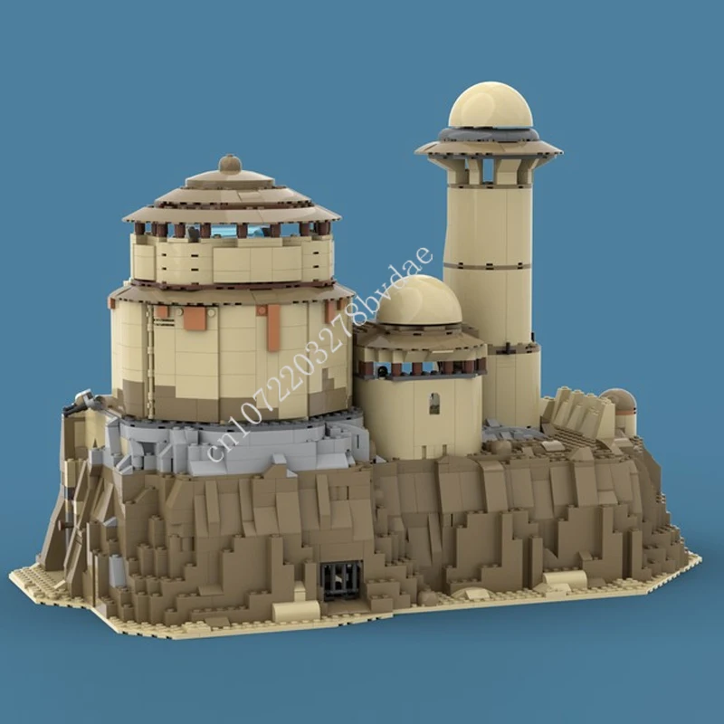 1762 قطعة MOC مشهد الفيلم الشهير تاتوين قصر دايميو لتقوم بها بنفسك الأفكار الإبداعية ألعاب أطفال هدية الكريسماس لغز MOC-75059 #2