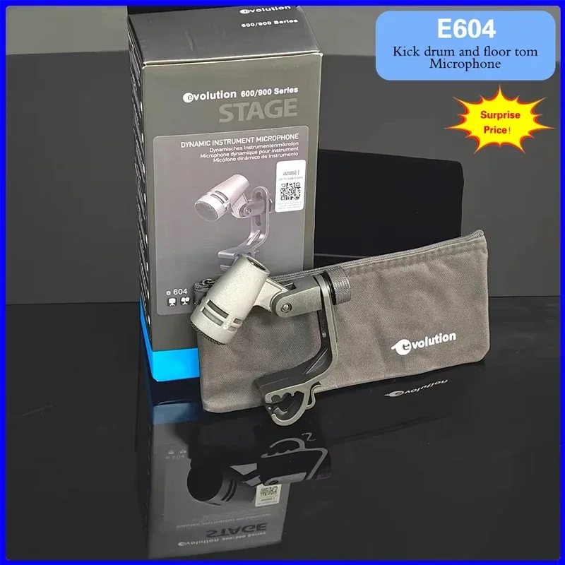 

Микрофон Evolution 600 Series E604 Compact Dynamic Instruments для ударных инструментов, малых барабанов и различных перкуссионных инструментов