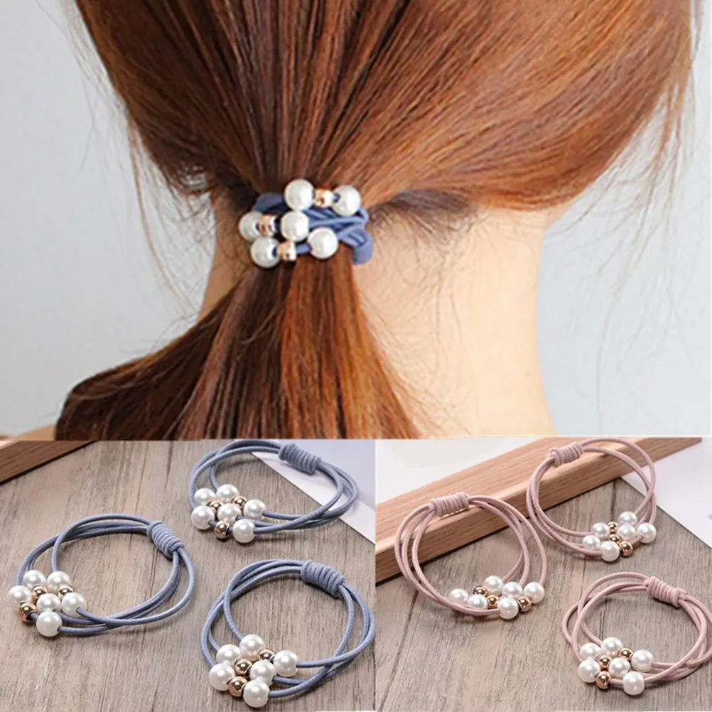 

10pcs Bow Tie Hair Ties Elastic Ponytail Holder for Women Girls Daily Wear Stretch Ring Gifts Hair Rope Styling Tool