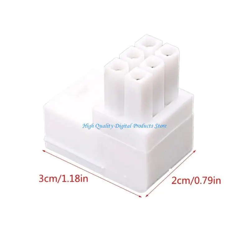 U2JE 6PIN بدوره 90 درجة محولات الطاقة الزاوية لبطاقة رسومات سطح المكتب 1PACK