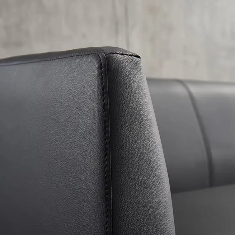 Modernes Executive-Bürosofa aus PU-Leder im neuen Stil, verstellbare Empfangsmöbel für CEOs für Büroumgebungen