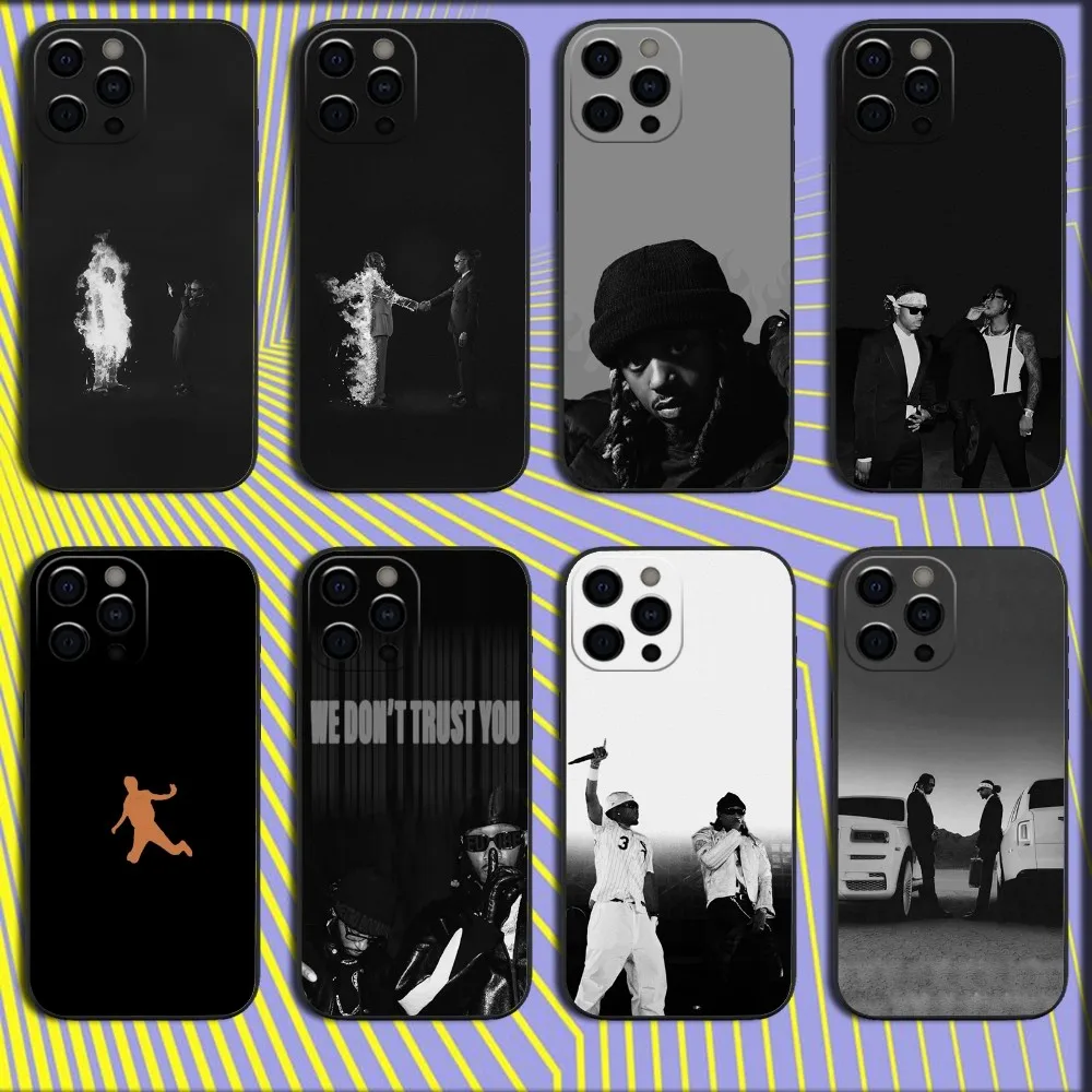 Music M-Metro Boomin Phone Case For iPhone 16,15,14,13,12,11,Pro,X,XS,Max,XR,Plus,Mini Soft Black Cover