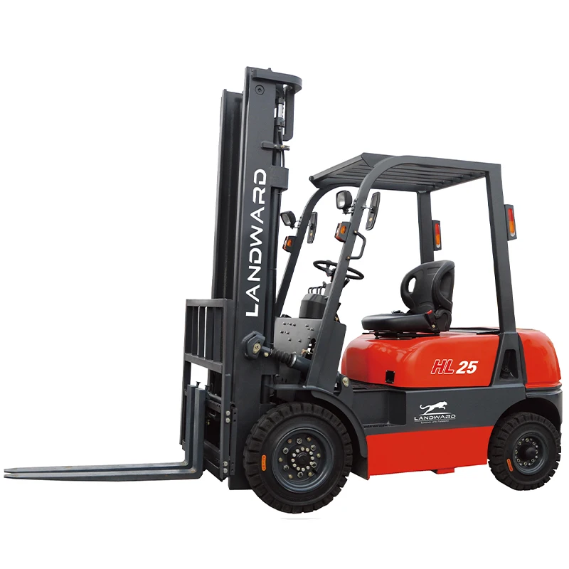 

Efficient Handling Equipment 4 Ton Small Diesel Forklift 25 HP High Power Fully Automatic Hydraulic Wheeled Forklift Customized