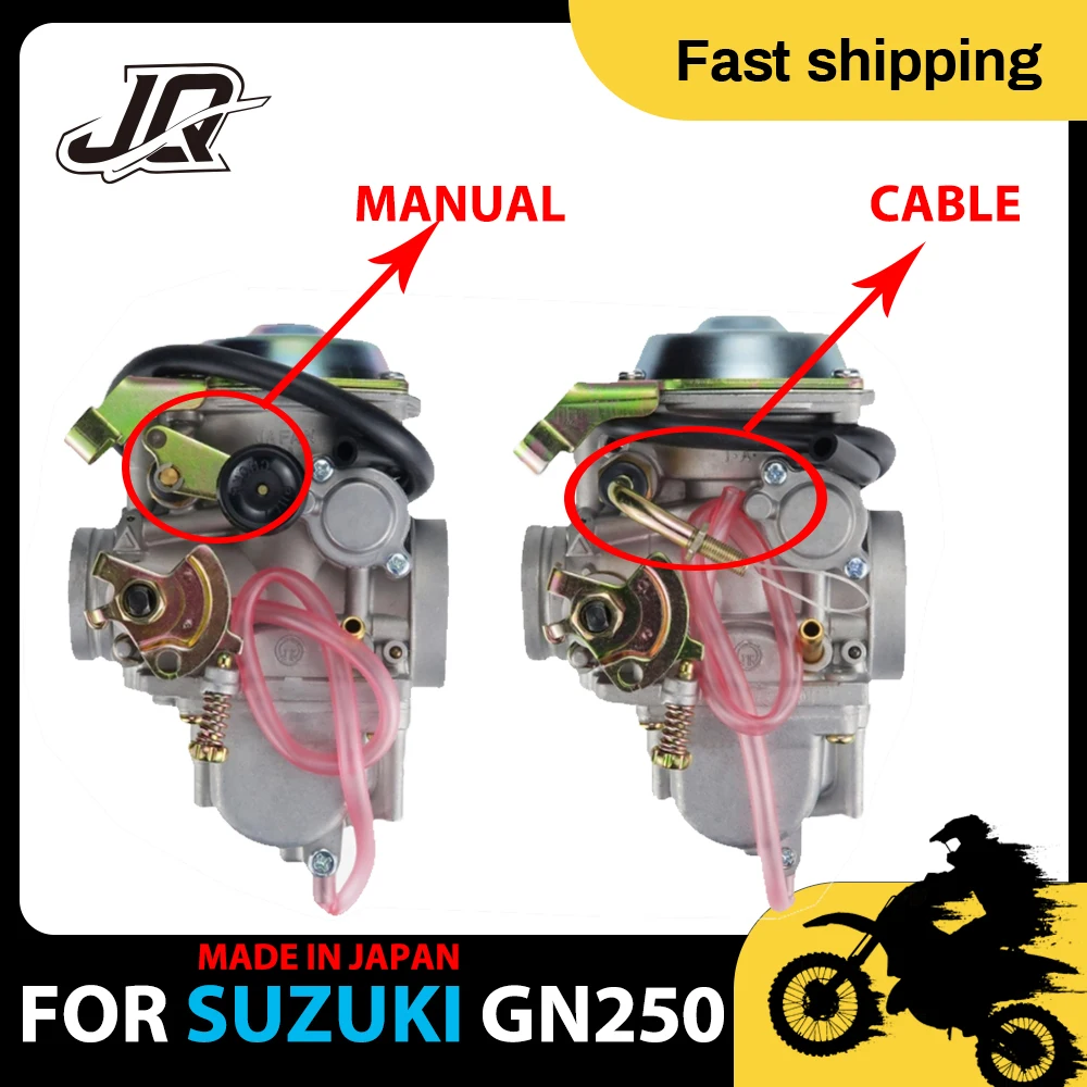 For Suzuki GN250 300cc-400cc Motorcycle Carburetor GN300 Dr250 Dr 250 Yamaha Sr250 Roketa Jianshe JS400-7 Hensim HS400 Scout