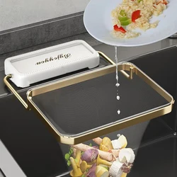 Drainer Basket Anti-clogging Kitchen Filter Shelf Vegetable Fruit Disposable Garbage Net Prevent Food Residues Falling