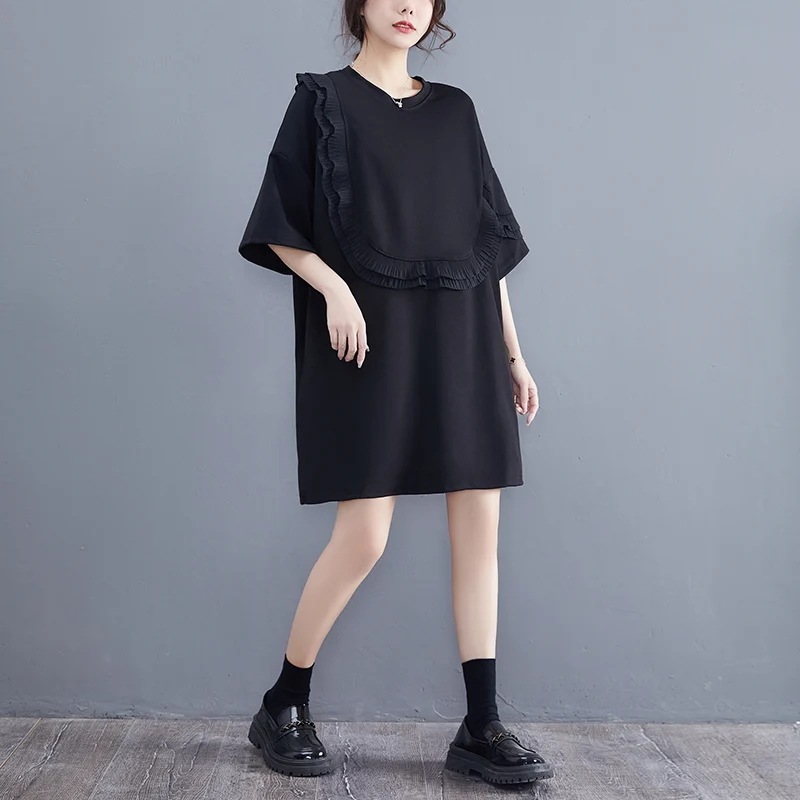 슬리밍 오르트 스웨 드 여성 여름 신상 슬레 플러스 사이즈 엘리 컬러 블로 우든 오르트 스웨 티셔츠 드