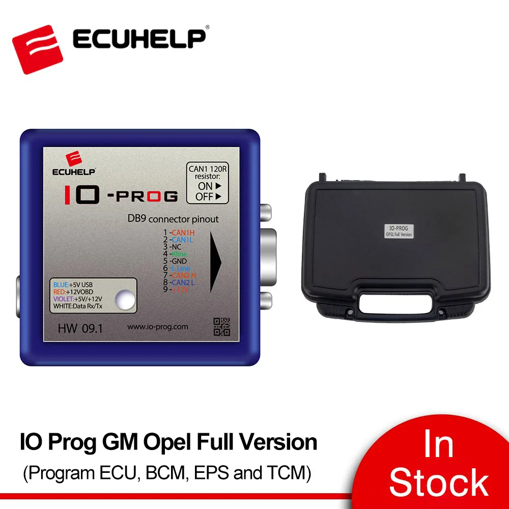

ECUHELP IO-PROG for Opel for GM ECU BCM EPS TCM Programmer Terminal Multi by OBD or on Bench [Full Version]