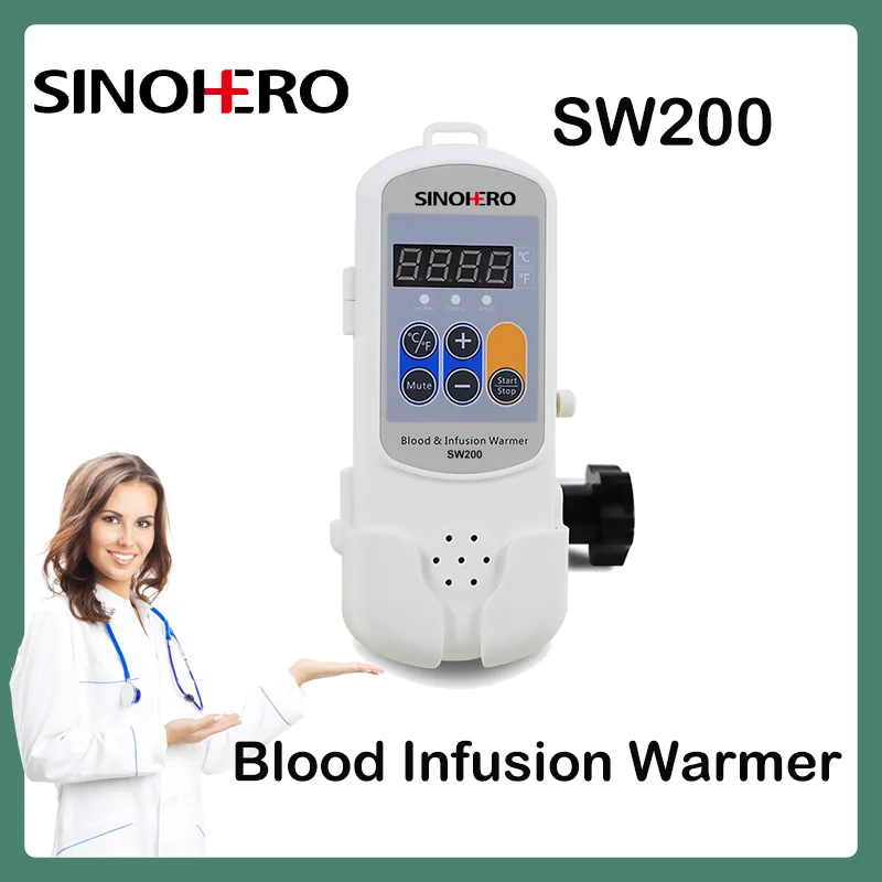 

SW200 Human pet Transfusion Heater Hospital Veterinary Thermostat Fluid Warming Portable Blood infusion Warmer