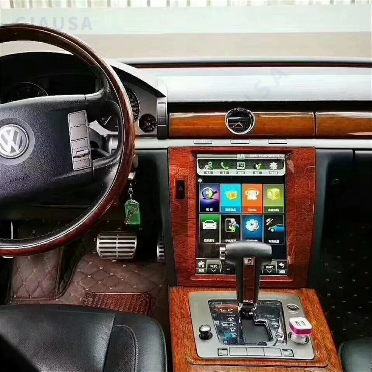 Android 13 For Volkswagen Phaeton 2003 - 2013 Car Radio Multimedia Player Wireless Carplay Auto Autoradio Stereo GPS Navi