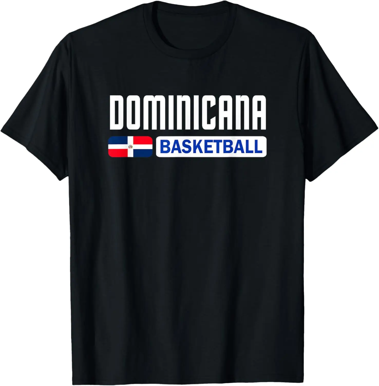 Dominican Republic Basketball Dominicana Flag Sports T-Shirt