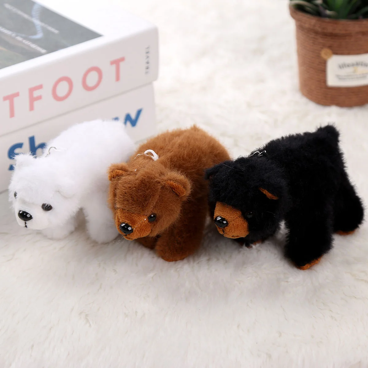 لطيف سلسلة حيوانات البحر أفخم دمية المفاتيح قلادة الكرتون الأخطبوط كراب الحوت المحيط متحف أفخم دمية حقيبة سحر الأطفال هدية