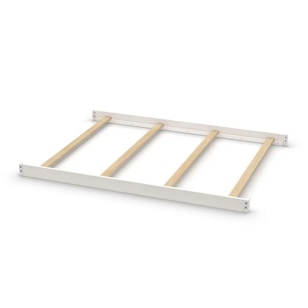 

Solid Wood Conversion Kit for Baby Cribs to Toddler and Full-Size Beds - Nursery Furniture (White)