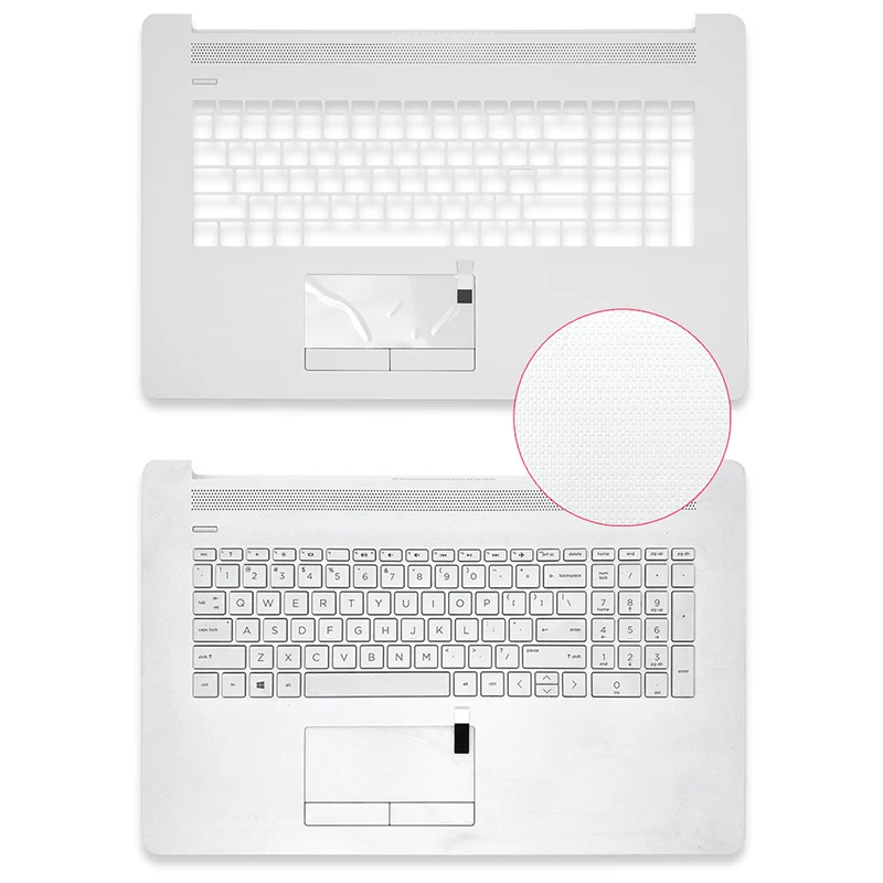 NEW For HP 17-CA 17-BY L48404-001 Laptop LCD Back Cover Front Bezel Palmrest Upper Case Bottom Case Hinges Cover A B C D White