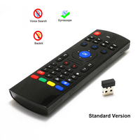 2.4GHz Wireless MX3 Air Mouse Voice Backlit Remote Control Mini Keyboard Smart IR Learning Remote Control for PC Android TV Box