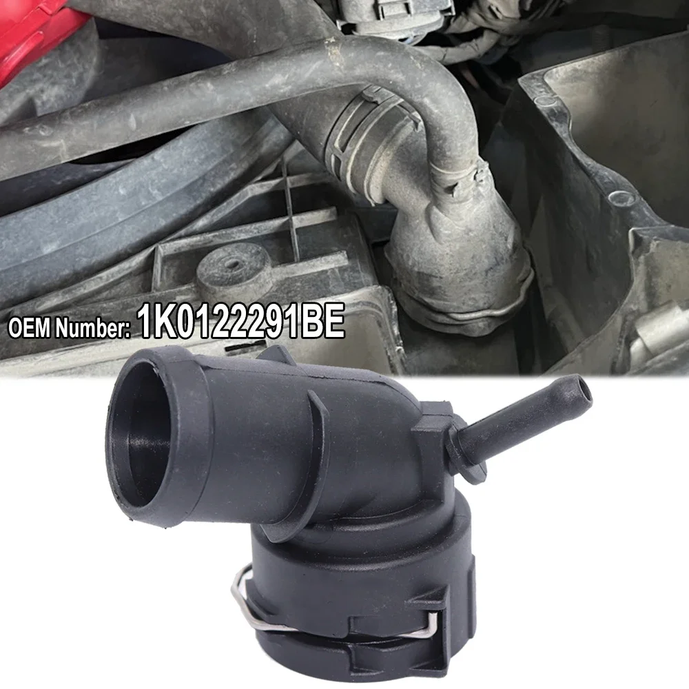 Car Radiator Heat Coolant Hose Flange Water Pipe Connector For VW Golf MK5 MK6 MK7 MK8 Audi A3 1K0 122 291 3B0122291B 3C0122291