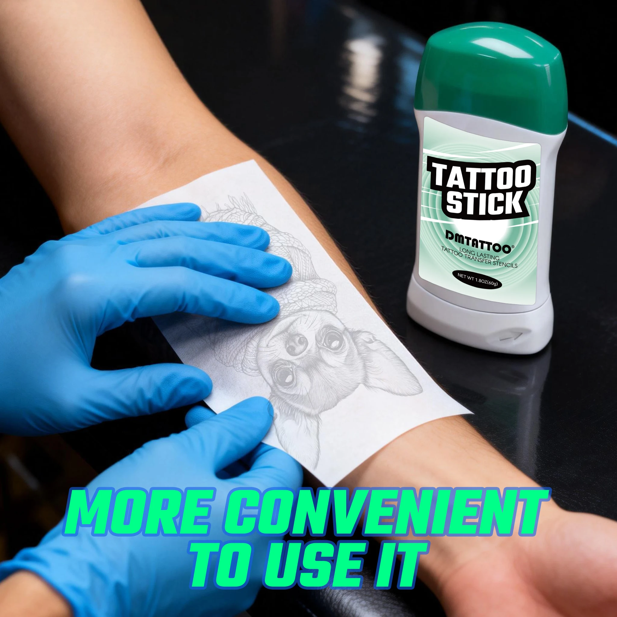 3/2/1PCS Professional Tattoo Transfer Gel Tattoo Skin Template Paper Gel Cream 60g 100% New Transfer Soap Tattoo Accessories view 2