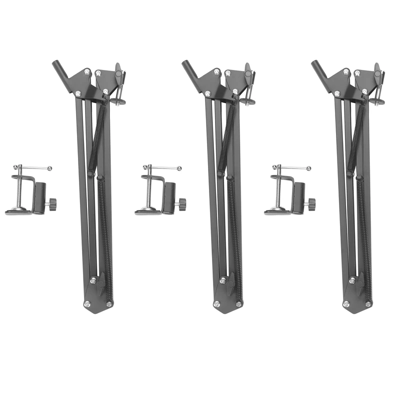 

3X Adjustable Desktop Clamp Suspension Boom Scissor Arm Mount Stand Holder For Logitech Webcam C922 C930E C930 C920 C615