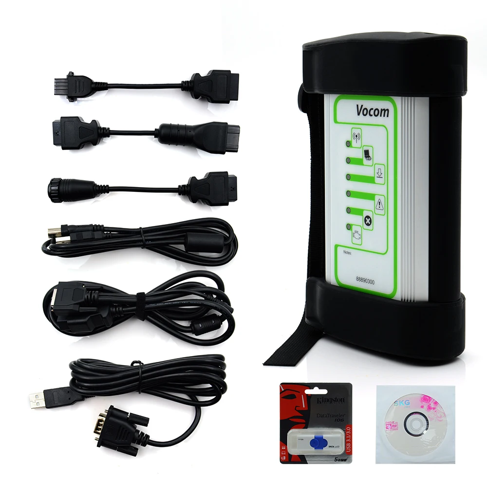 

Vocom 88890300 Interface A/B Online Update Truck Diagnostic Scanner For Renault/UD/Mack/v Heavy Duty