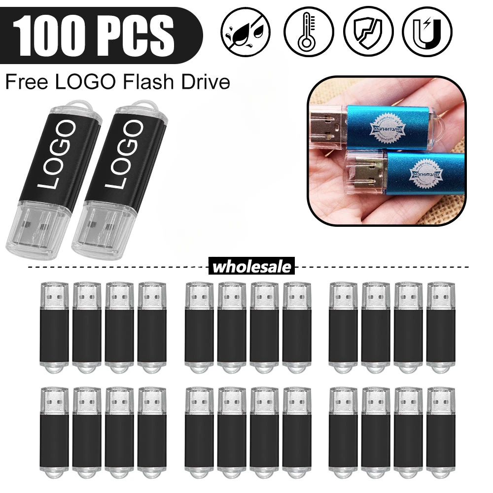 100Pcs/Lot 2.0 Usb Flash Drive 1GB 2GB 512MB Memory Sticks 8GB 16GB Wholesales Cle Pendrive 4GB 32GB Free Logo Udisk Gift