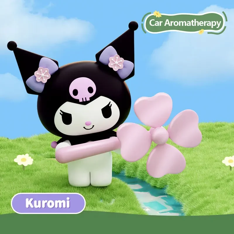 Sanrio kuromi Cancoroll-空気清浄機香り,フレグランス,無香料,PompomPurinの装飾,成長を防ぐ,アクセサリー