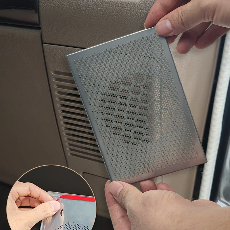 For Toyota LC71 LC76 LC78 LC79 Center Speaker Cover Grille Mesh Trim Audio Decoration Interior Accessory
