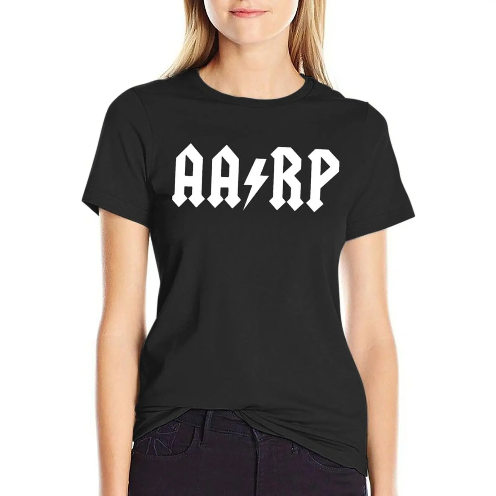 Aarp T-Shirt Blouse lady clothes sweat plus sizes T-shirts for Women