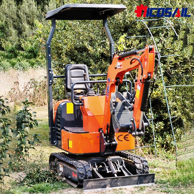 شحن مجاني CE EPA Kubota Engine Farm متعدد الوظائف جديد 2 طن، 3 طن و1.5 طن حفارات صغيرة مجنزرة هيدروليكية