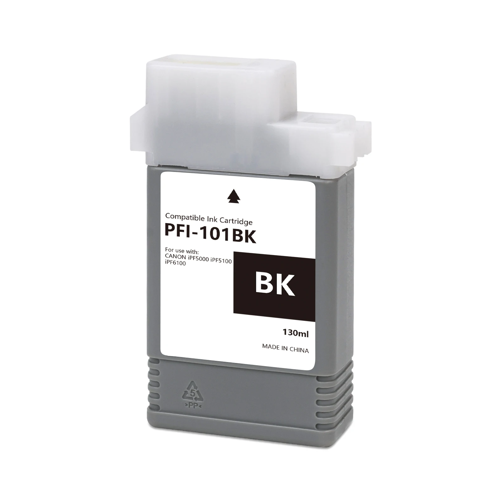 PFI-101 Compatible Ink Cartridge 130ml With Pigment Ink With Chip for Canon ImagePROGRAF IPF5000 IPF5100 IPF6100 IPF6200 Printer