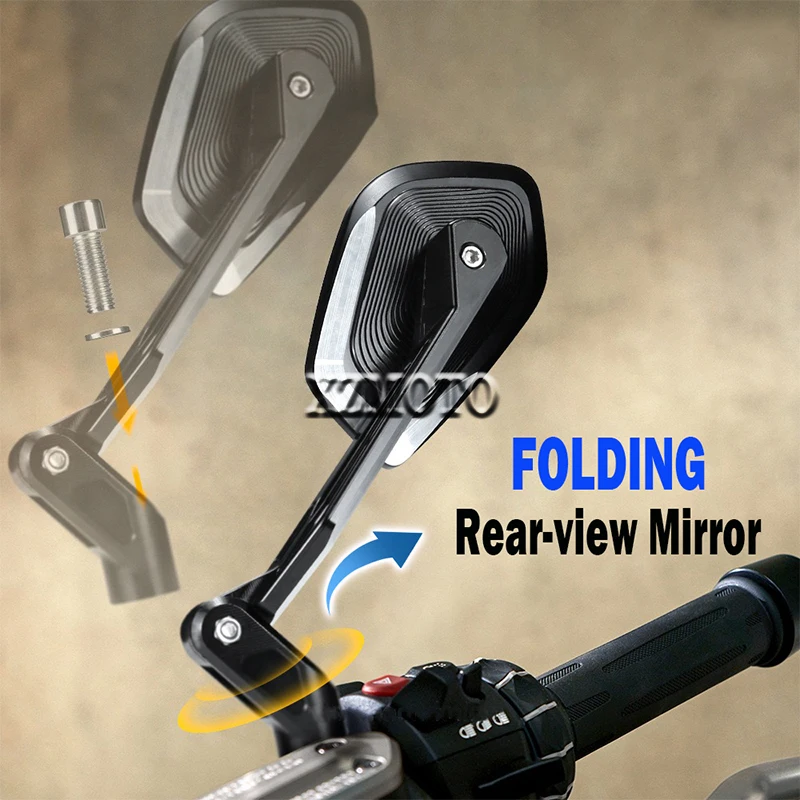 For Bmw F 750GS F850GS Adventure r1300gs r1250gs R1250GSA R1250 GS ADV Foldable Side Rearview Mirror Enhance vision view Mirrors