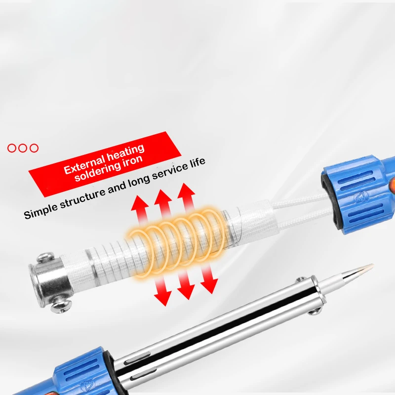 220V 30/40/60W 마이카 외부 가열 코어 범용 전기 납땜 인두 코어 히팅 엘리먼트 교체용 용접 도구