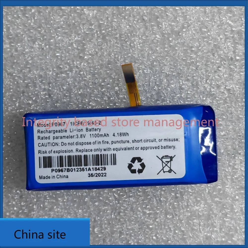 New high quality batteries for eve p0967movable power supply watch scanning machine 1100mah battery
