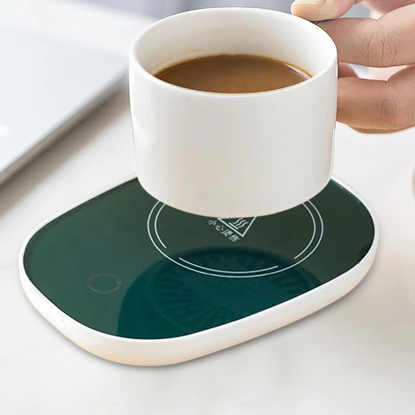 

Mug Warmer Electric Plate 3 Temp Settings USB Cup Warmer Coffee Mug Coaster For Tea Drink Beverage Home Office Travel Dorm