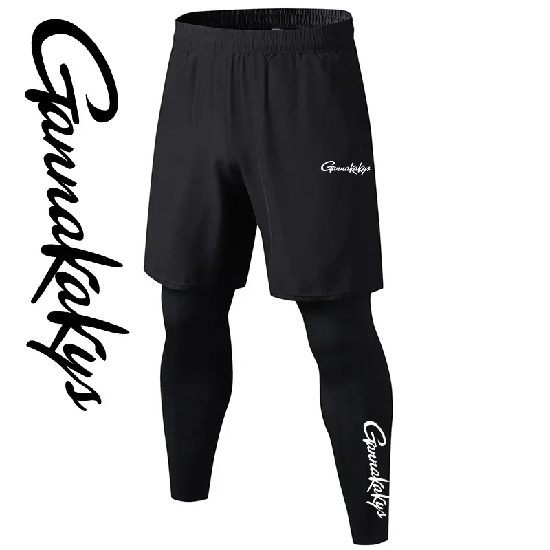 Calça esportiva masculina de secagem rápida, roupa esportiva de ginástica para jogging, caminhada e pesca, calças ao ar livre 2024