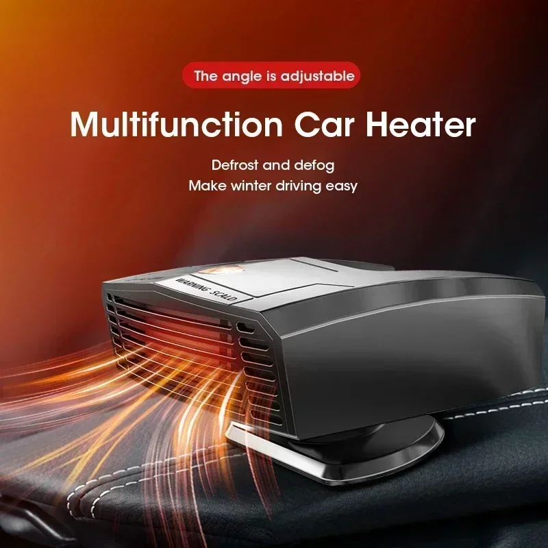 12V/24V Car Heater Fan 150W/180W Car Heater Electric Cooling Auto Defroster Demister Heater Heating Anti-Fog Defogging Windshiel