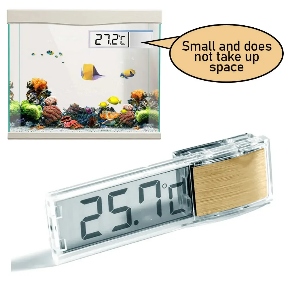 

Aquarium Thermometer Electronic LCD Digital Fish Tank Temperature Measurement Fish Tank Temp Meter Aquarium Accessories