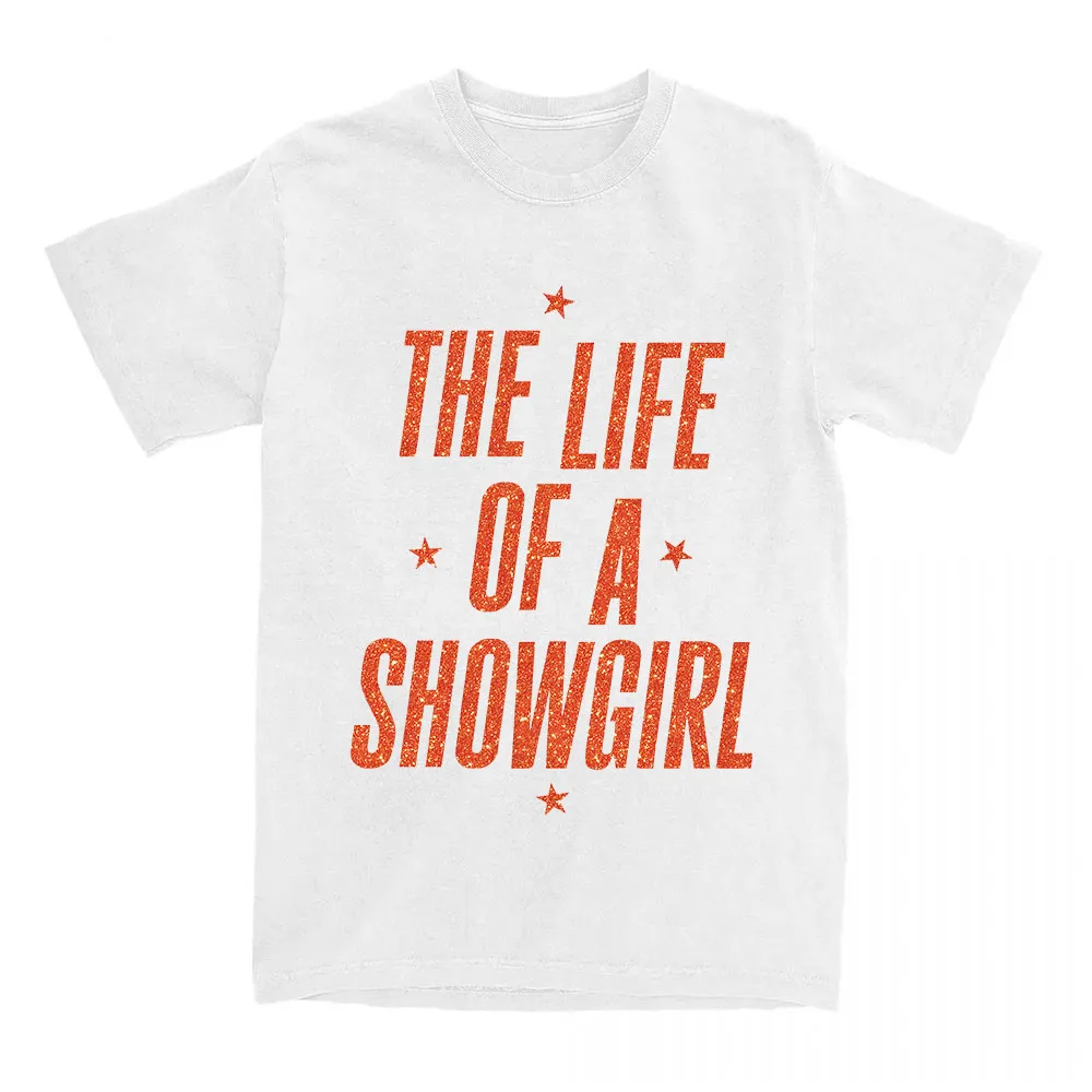 

The Life of A Showgirl Album T-shirt Cotton Short Sleeve Female Tshirts Casual Women Men Clothing Graphic Printing Tees Top Girl