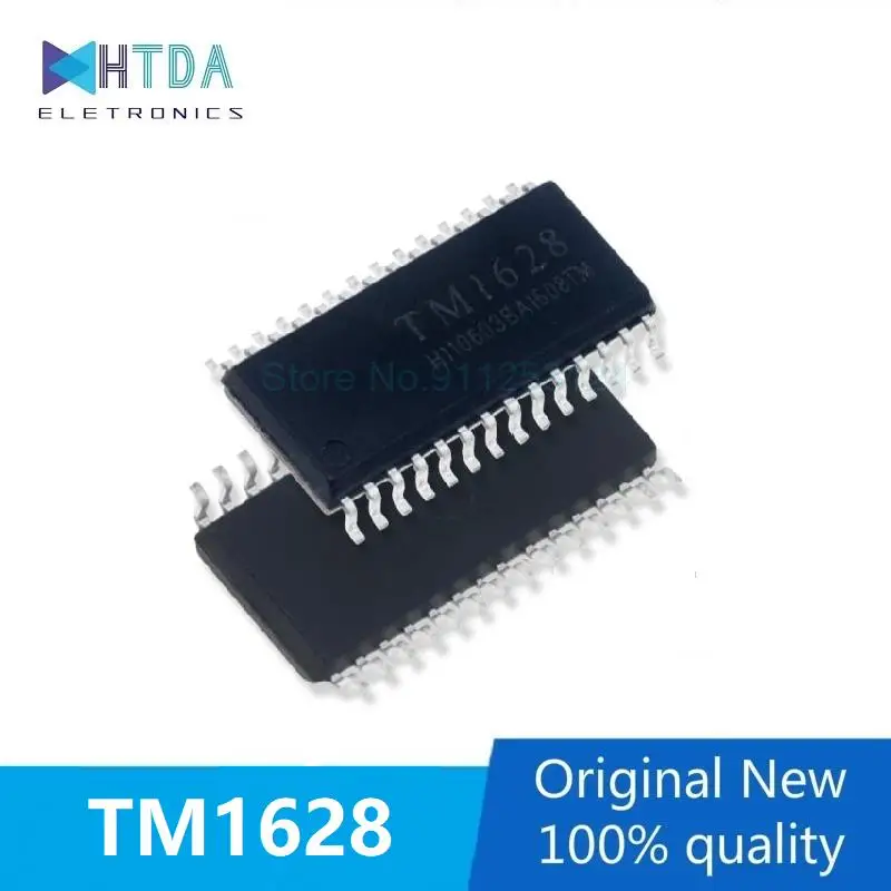 12pcs/lot TM1628 TM1628A SOP28 LED IC