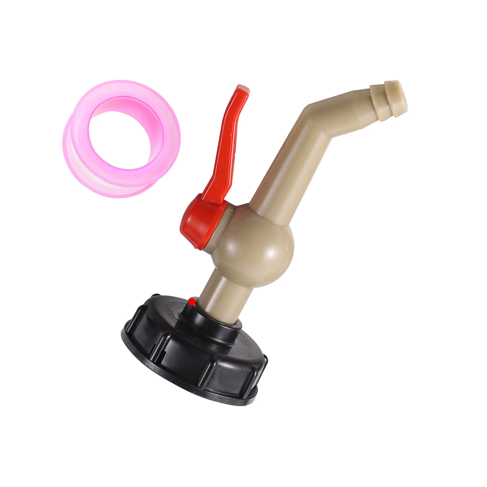 S60X6 IBC Tank Adapter Garden Irrigation Water Cube Valve Fitting 1/2\