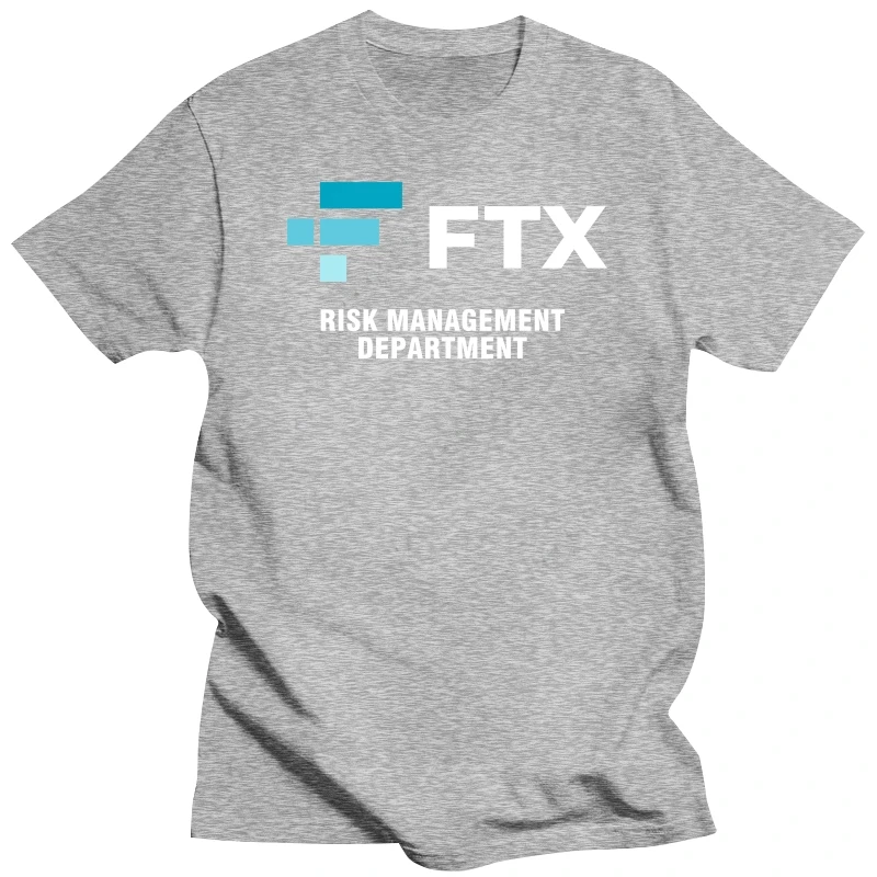 Funny FTX Risk Management Department T-Shirt Cool Letters Printed Sayings Quote Graphic Tee Tops Short Sleeve Blouses Gifts