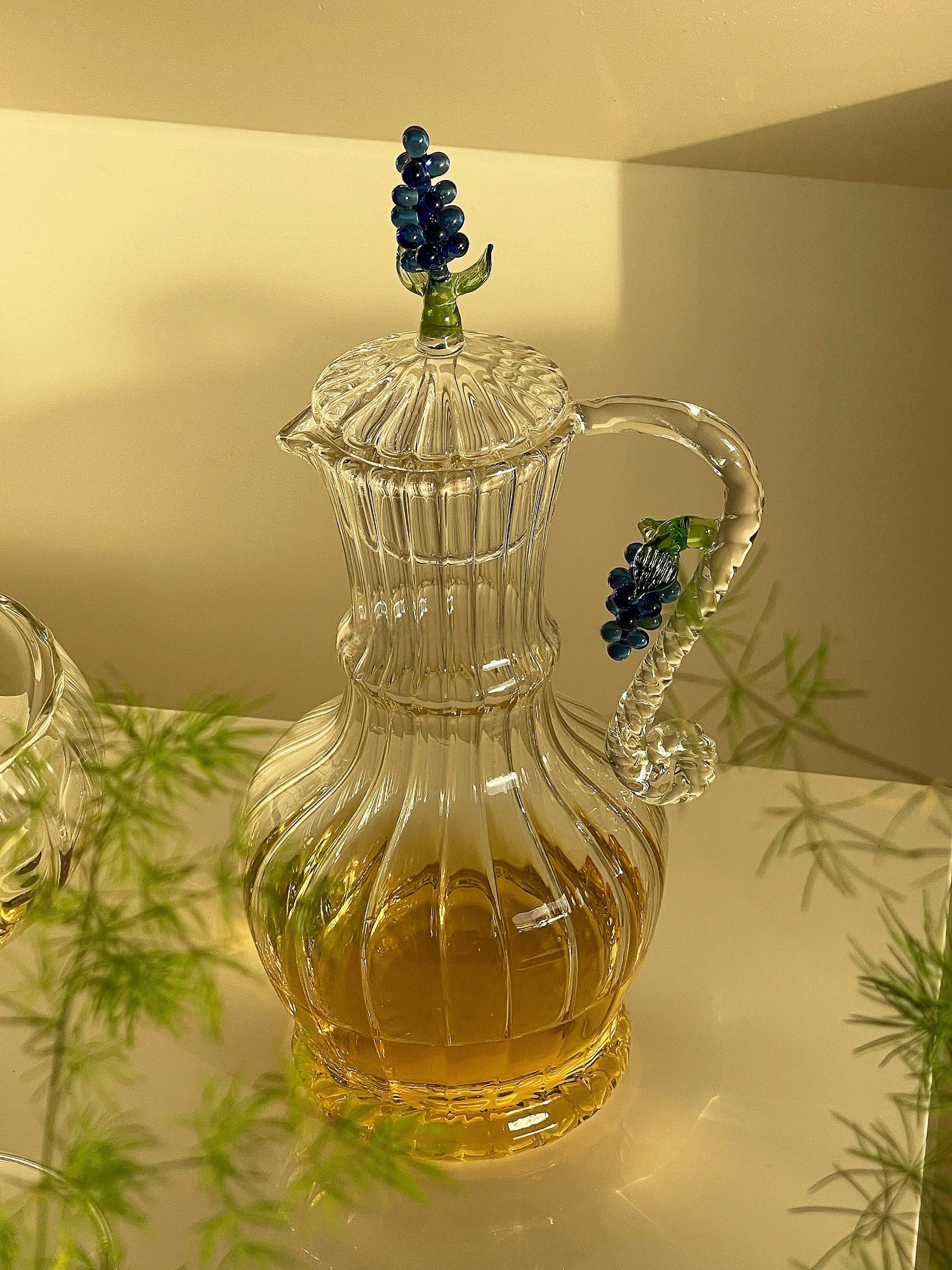 

Французский графин для шампанского и вина с крышкой, из боросиликатного термостойкого стекла, для горячего красного вина