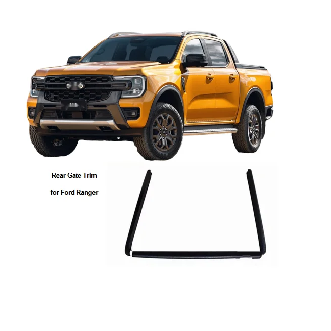 

Hot Sell Car Accessories Rear Gate Trim Rail Guard Cap Protector Tail Gate Cover For Ford Ranger