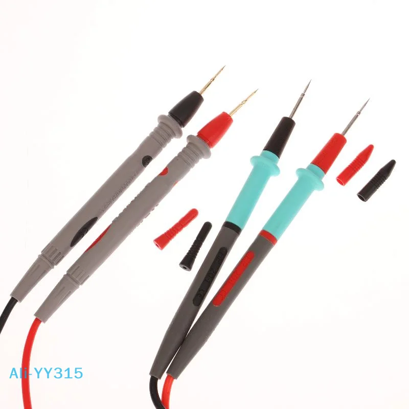 【Y】Przedłużka Silikonowa 1000V 25A Wysokiej Precyzji Pomiar Multimetr Sonda Pin Przewód Pióro Krokodyl 1 Para