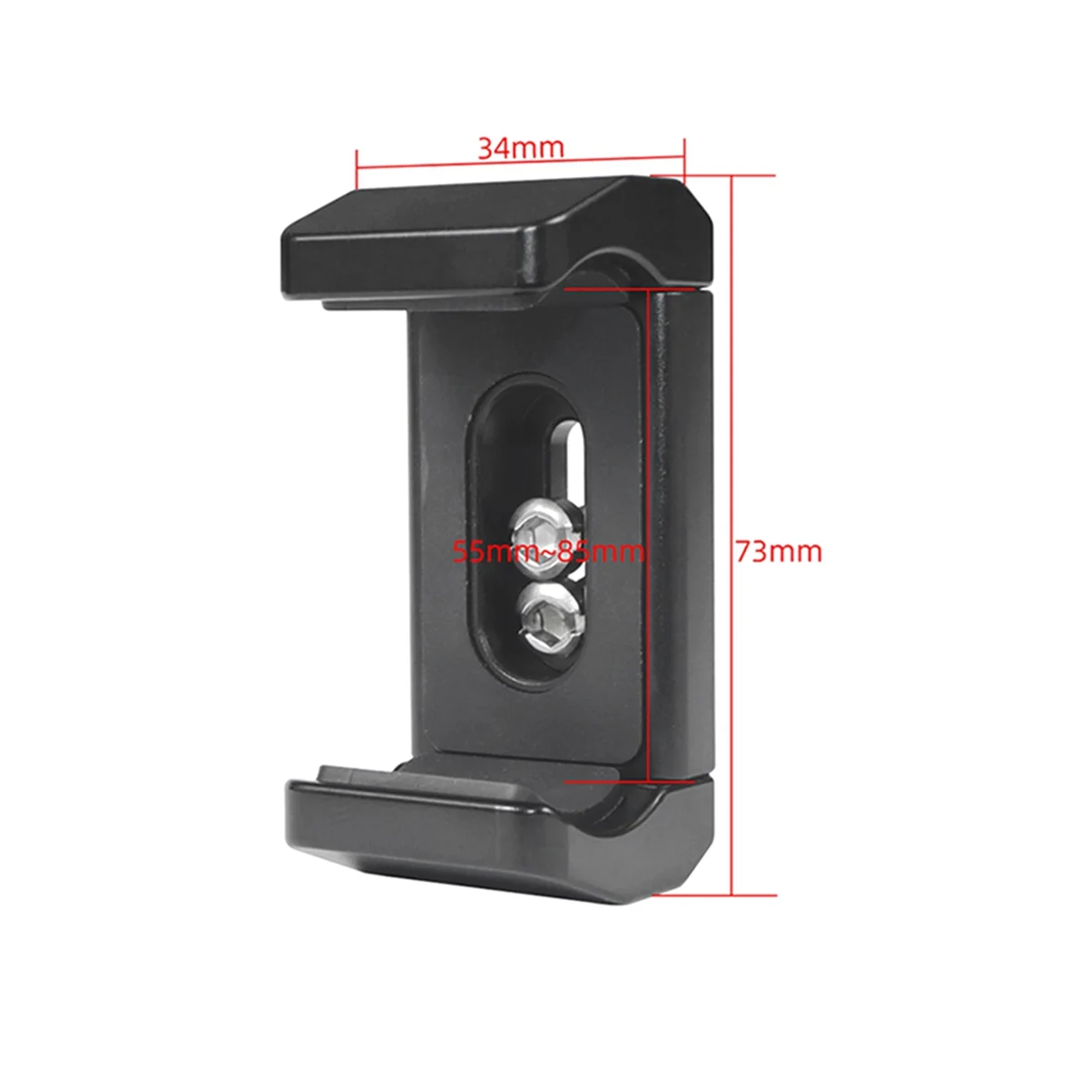 Super Sale Universal Clip Adjustable Width Range 55mm-85mm Device for Power Bank Clamp Mobile Phone SSD Holder Cold Shoe Mount