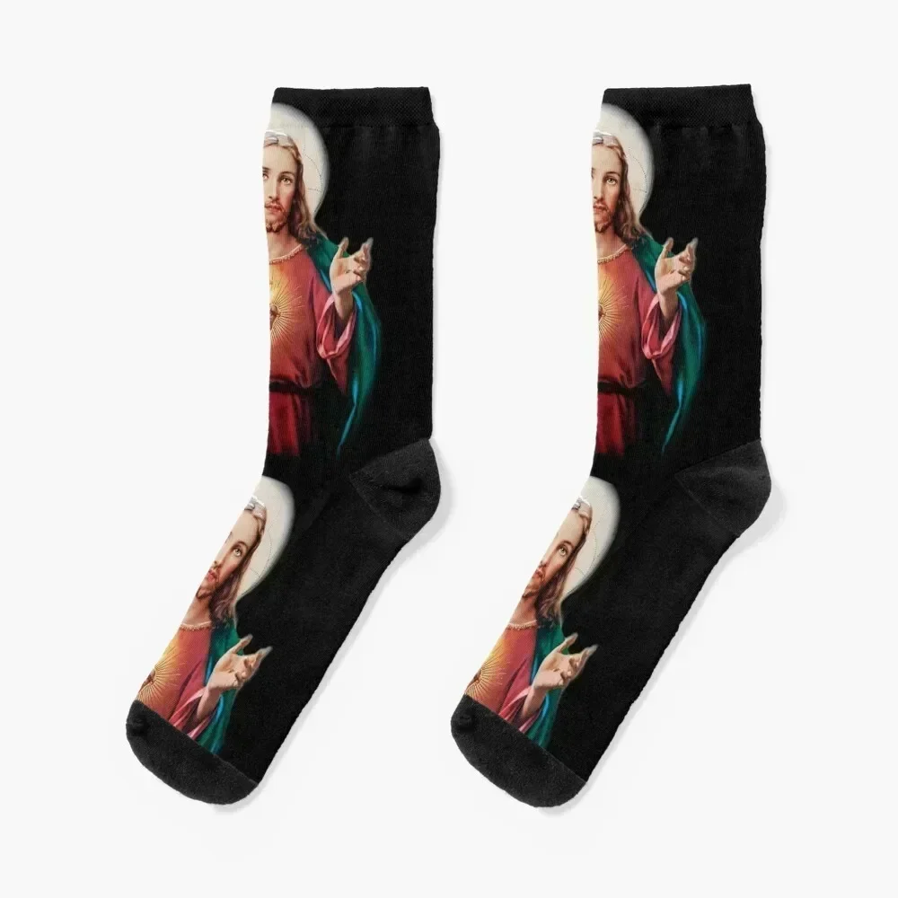 

jesus christ saviour Socks kids designer Hiking boots gym Women's Socks Men's Sports gym halloween Woman Socks Men's
