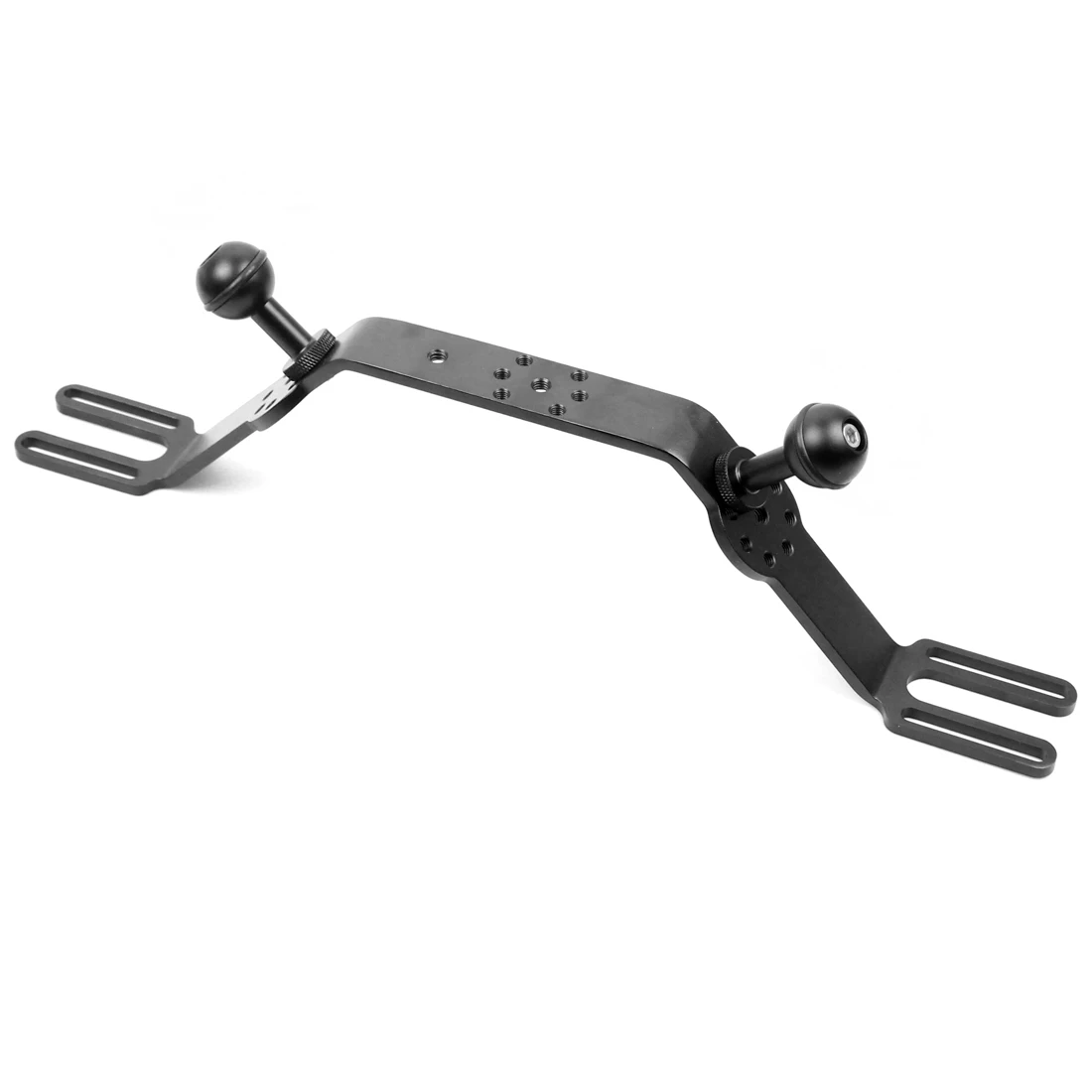 Tauchkamera-Trägergriff-Erweiterungshalterung aus Aluminiumlegierung für Dual-Handhalterung DSLR für GoPro Action Unterwasser – Detail 21