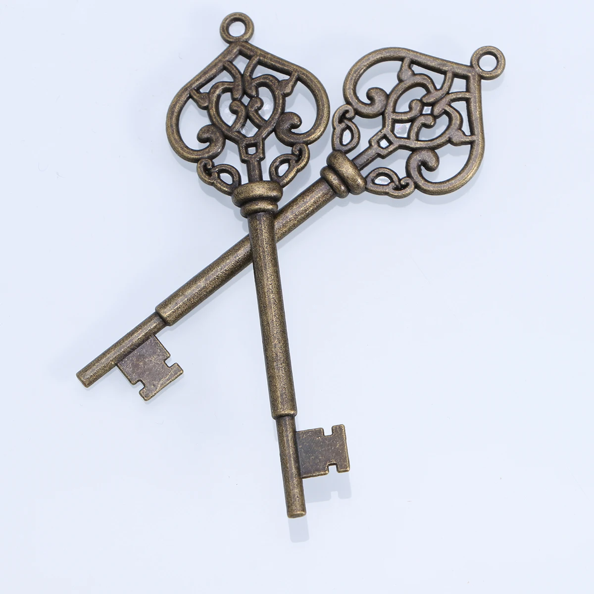 

20 Pcs Alloy Key Shape Pendant for Necklace Bracelet Jewelry Making Charms Durable Material Long Time Use Gift Ideas